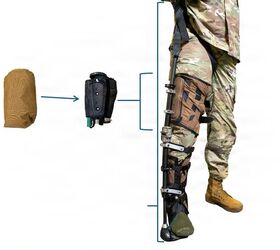 army develops self evacuation exoskeleton for lower leg injuries