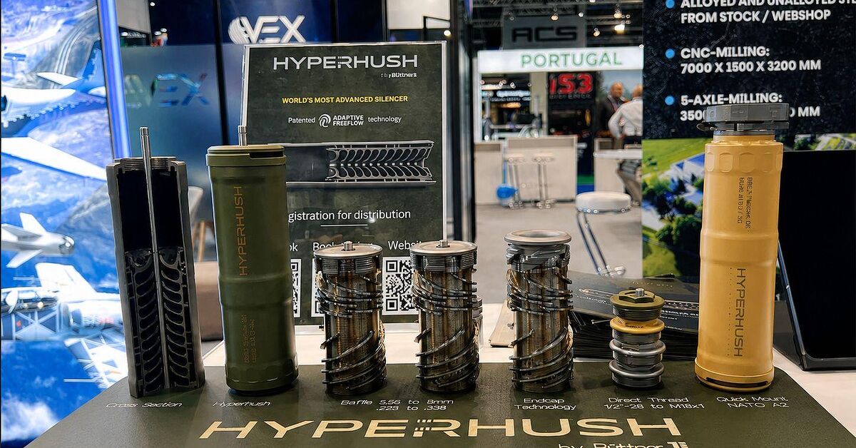 Büttner from Hungary Releases HyperHush Suppressor at Eurosatory 2026
