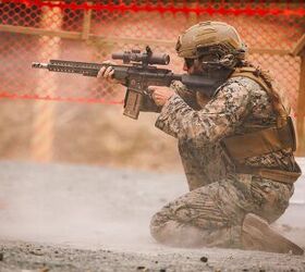potd the usmc shooting team in interservice rifle competition