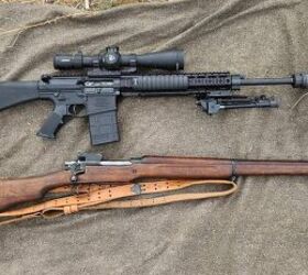 The Sabre-10 has a 20-inch barrel, and even with a full-size silencer fitted, it is almost exactly the same length as a M1917 rifle