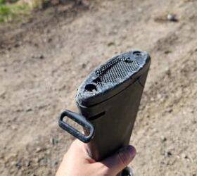 The stock took a lot of damage when I mortared it