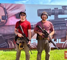 brownells annual action hero experience, Isaiah left and Dain right two friends enjoying their first match