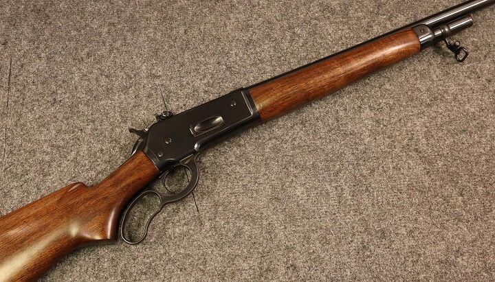 fudd friday the winchester 71 is the best lever gun you ll never own, A Cabela s in Colorado has this Model 71 for sale Looking at the action you can see the obvious relationship to the Model 1886 as well as the Model 1892 itself also derived from the Model 1886 Cabela s