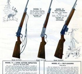 fudd friday the winchester 71 is the best lever gun you ll never own, This advert from an old Stoeger catalog shows the Model 71 positioned alongside Winchester s high priced semi auto