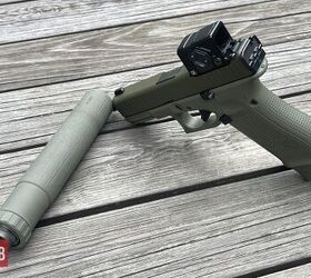 potd custom glock 45 mos hunter edition with b t titanium suppressor