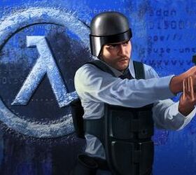 the guns of the half life series made no sense, Security personnel are your first source for firepower and they mostly use Glocks in the original version with some notable and silly exceptions
