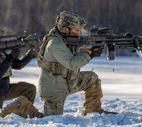 socom wants an ultra light machinegun what options do they have, U S Marine Raider at the ARCTIC EDGE 2026 exercise in Alaska with MK 46 Photo by Staff Sgt Ashley Low