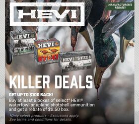 18 ammo rebates from federal hevi remington fiocchi for hunting