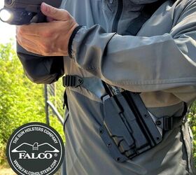 falco adds weapon light options to kydex chest holster lineup