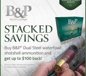 fudds ahoy b p dual steel waterfowl shells rebate