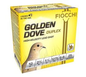 fiocchi america unveils new 12 gauge shotshells in golden dove duplex