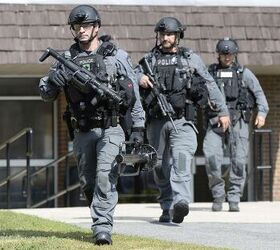 wheelgun wednesday the arwen is a cold war design that won t quit, From Day 1 the ARWEN was made for less lethal anti riot use Here Ottawa police show off their ARWEN and some other SWAT esque toys DEFSEC