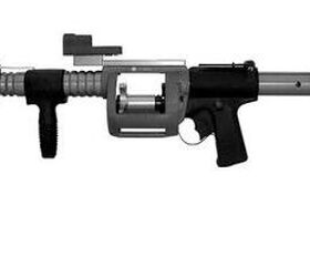 wheelgun wednesday the arwen is a cold war design that won t quit, The current made in Canada Arwen Mark III launcher DEFSEC