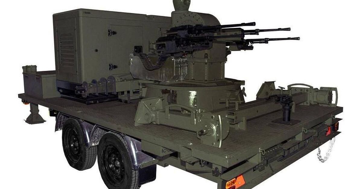 Russian Quad PKT Zubr C-UAS System