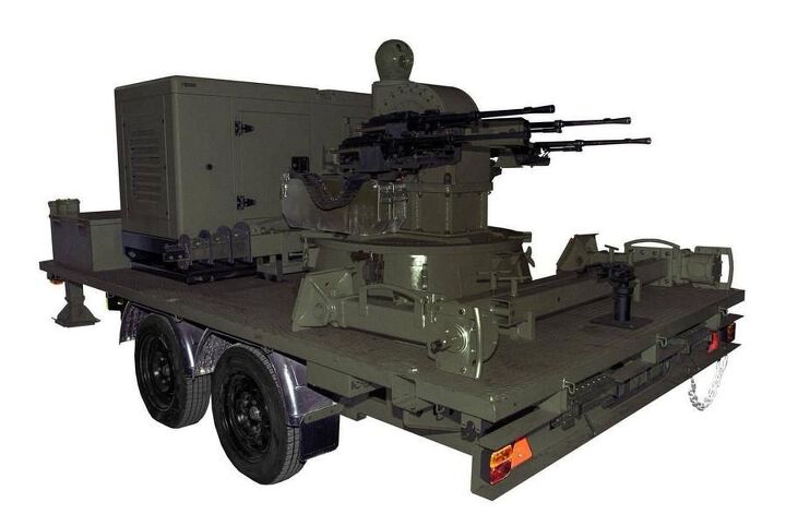 Russian Quad PKT Zubr C-UAS System