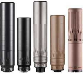 five nomad suppressors cover 22 through 30 caliber rifles