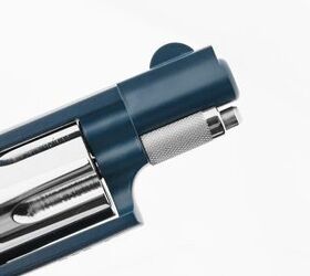 A short barrel keeps the package small and easy to conceal. [NAA]
