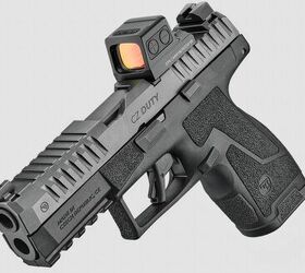 from p 10 to duty cz s next generation striker fired pistol, The CZ DUTY 4 0 C