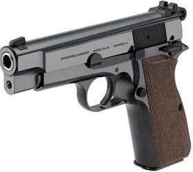 springfield armory sa 35 gets an eye catching polished blued finish