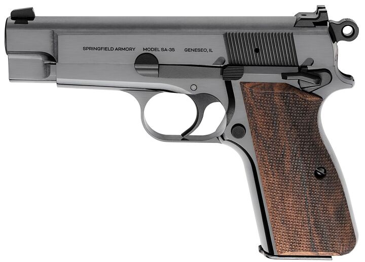 Support Hand Rack Slide Springfield Armory SA-35 Gets an Eye-Catching Polished Blued Finish ...