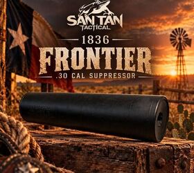 six inches of texas steel san tan s 1836 frontier suppressors
