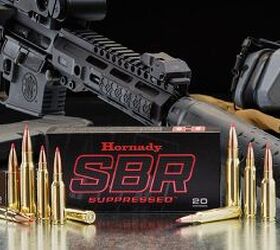 Hornady SBR Suppressed Supersonic Ammo Line For Short Barrels and Cans