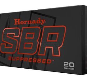 hornady sbr suppressed supersonic ammo line for short barrels and cans
