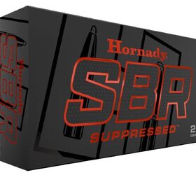 hornady sbr suppressed supersonic ammo line for short barrels and cans