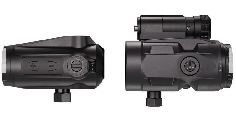 romeo5x amr combo kit switches reticles when the magnifier moves