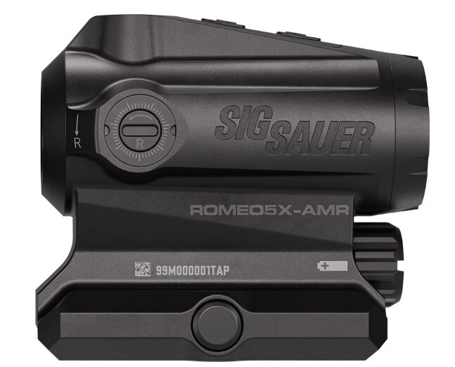 romeo5x amr combo kit switches reticles when the magnifier moves