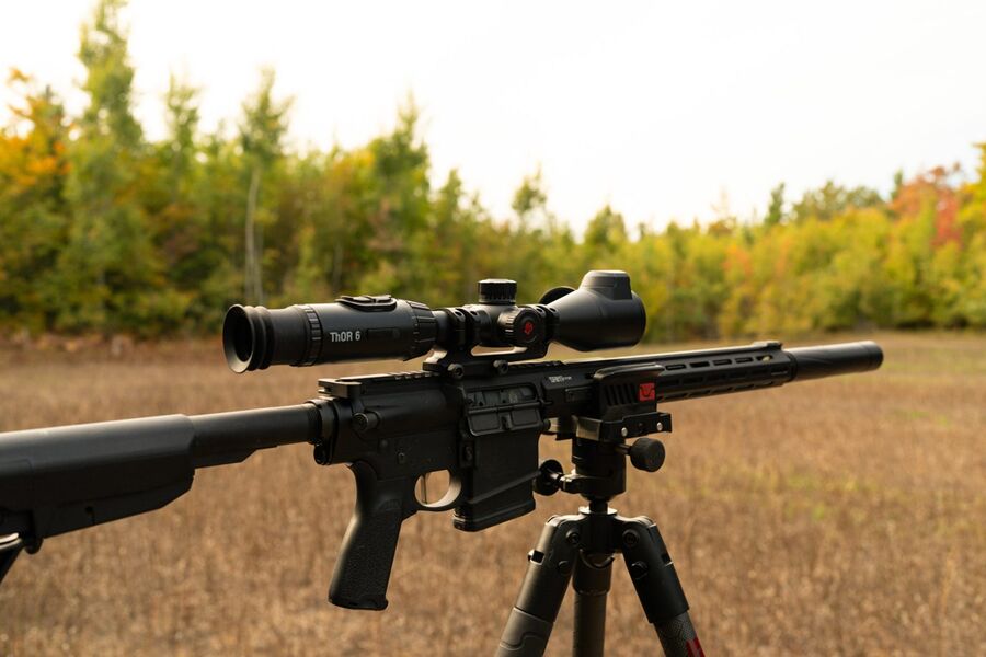 tfb review atn thor 6 elite lrf 640 3 24x thermal scope, The ATN ThOR 6 Elite LRF 640 3 24x measures 16 93 inches and weighs 1 89 pounds