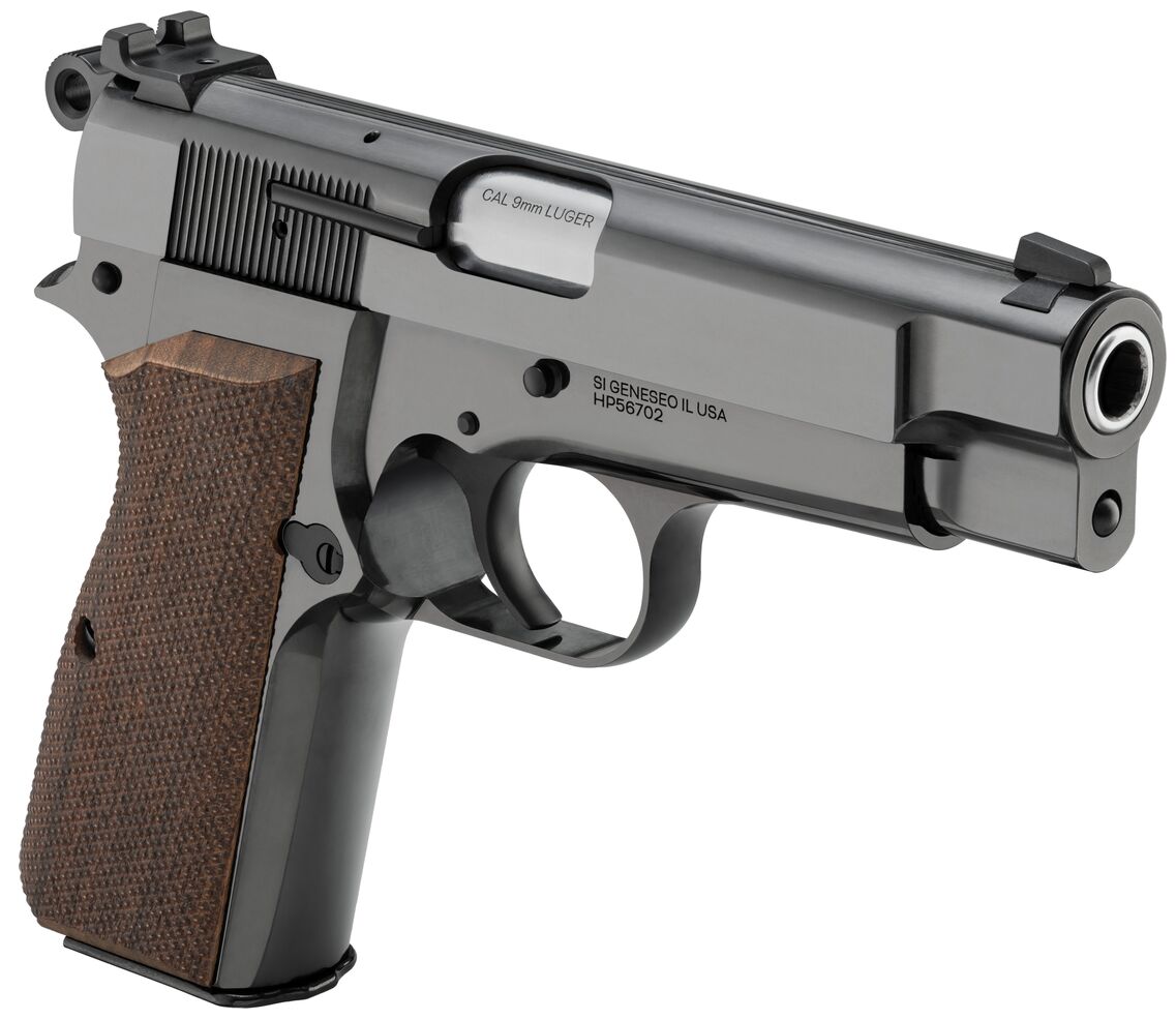 springfield armory sa 35 gets an eye catching polished blued finish