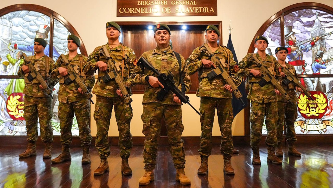argentina adopts iwi arad rifles