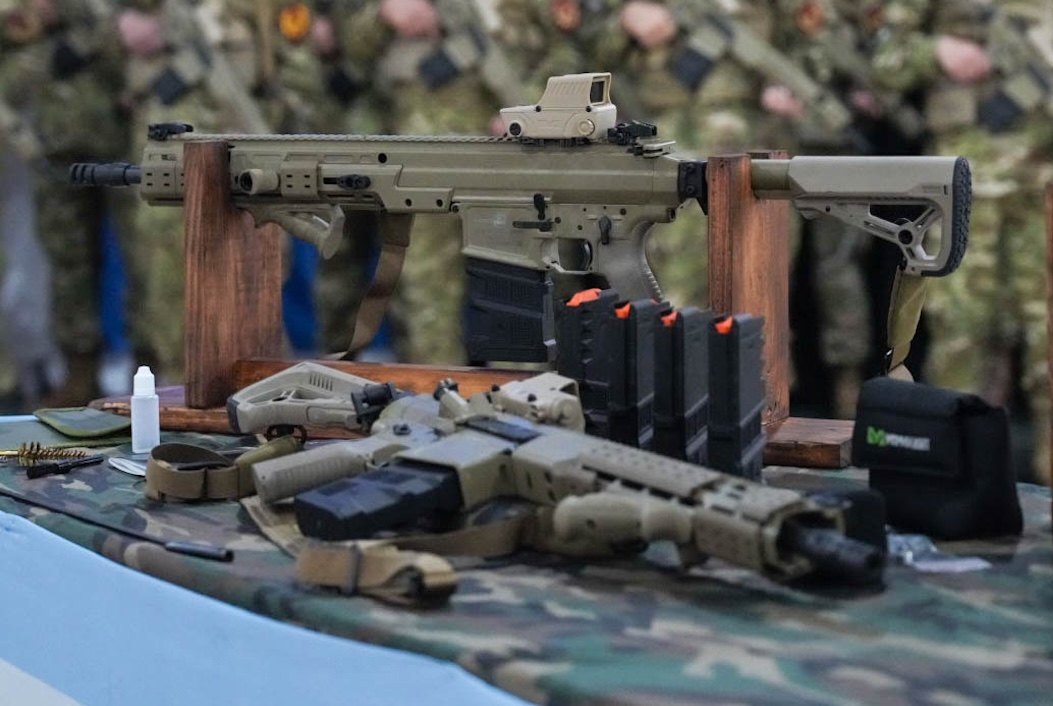 argentina adopts iwi arad rifles