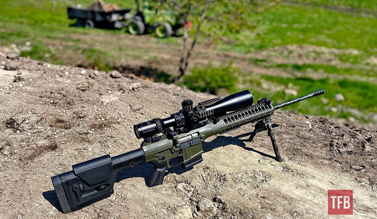 tfb review kestrel hud the dope card that updates itself, The rifle is a LWRCI REPR Mk II Elite in 6 5 Creedmoor with a Schmidt Bender 10 60 56