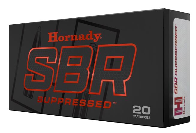 hornady sbr suppressed supersonic ammo line for short barrels and cans