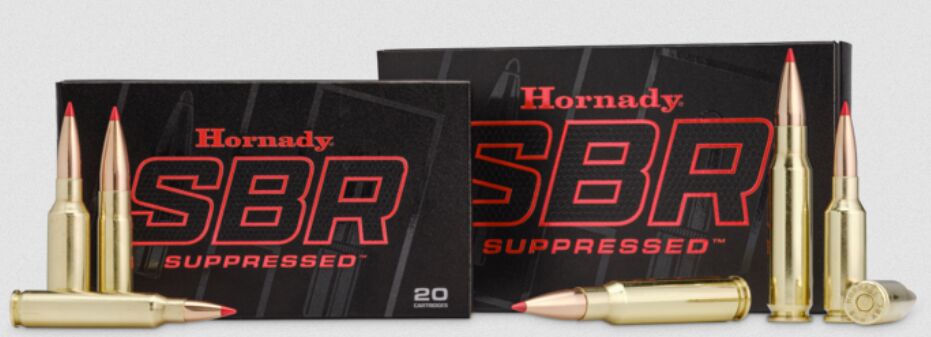 hornady sbr suppressed supersonic ammo line for short barrels and cans