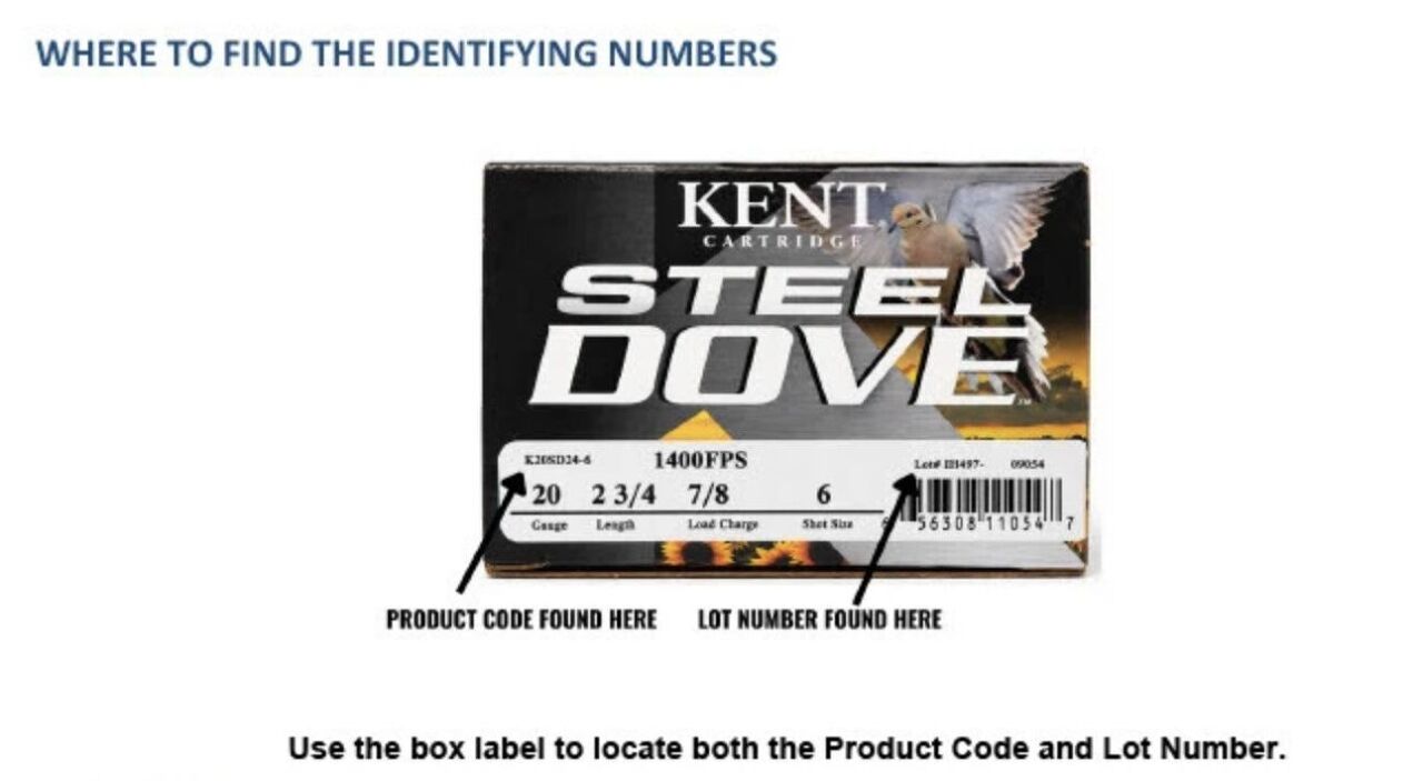 kent recalls select 12 and 20 gauge shotshells over pressure risk