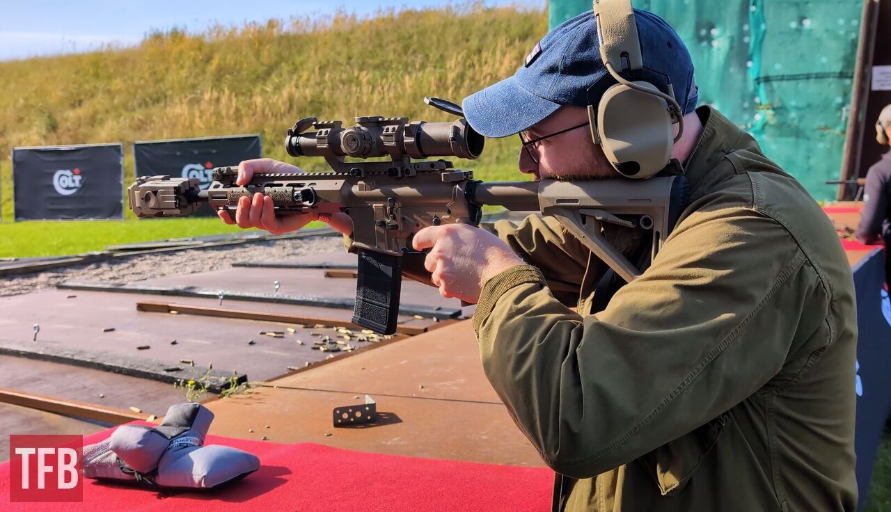 New Colt Canada C25 at the range in Copenhagen (Matthew Moss)