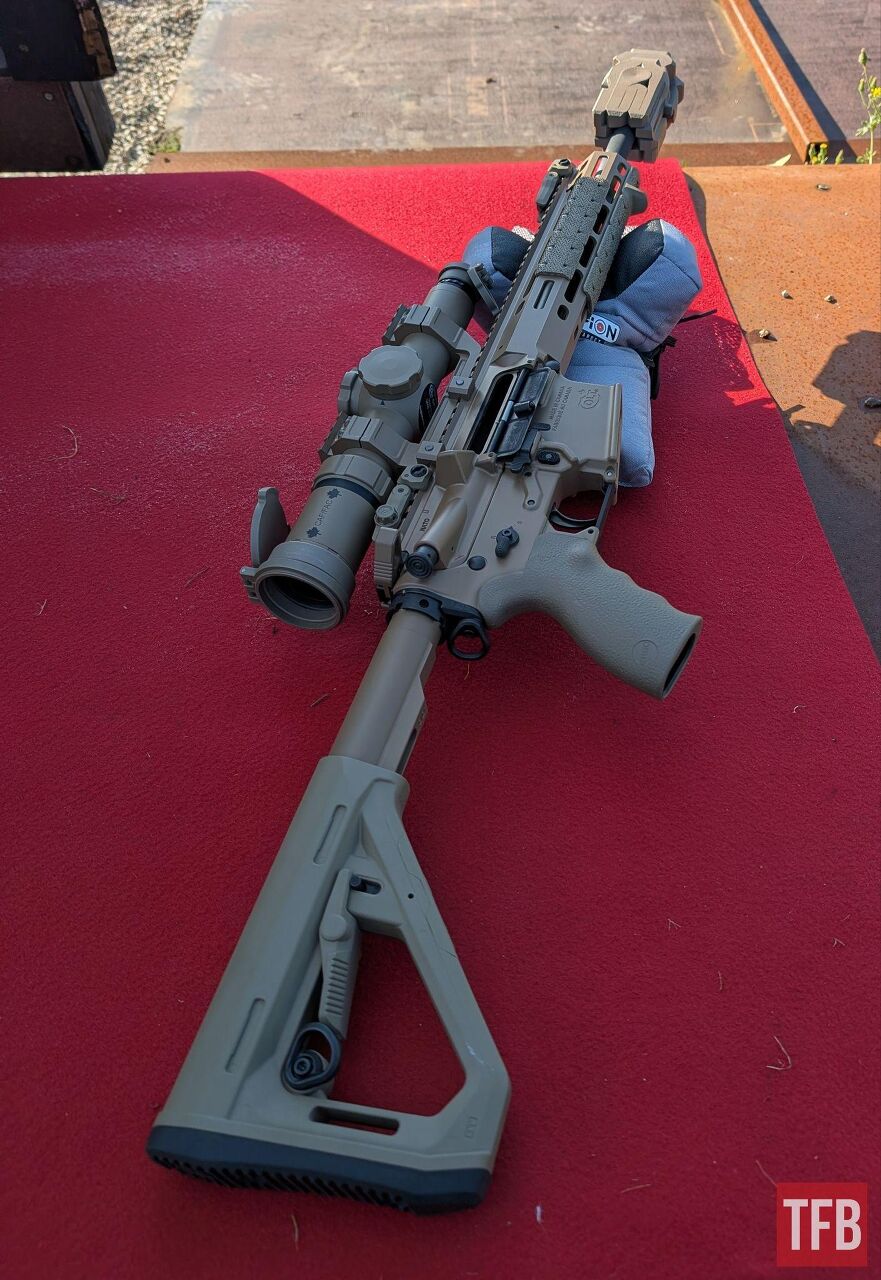 The C25 has a Magpul DT carbine buttstock, Colt Optics LPVO and an MFMD (Matthew Moss)