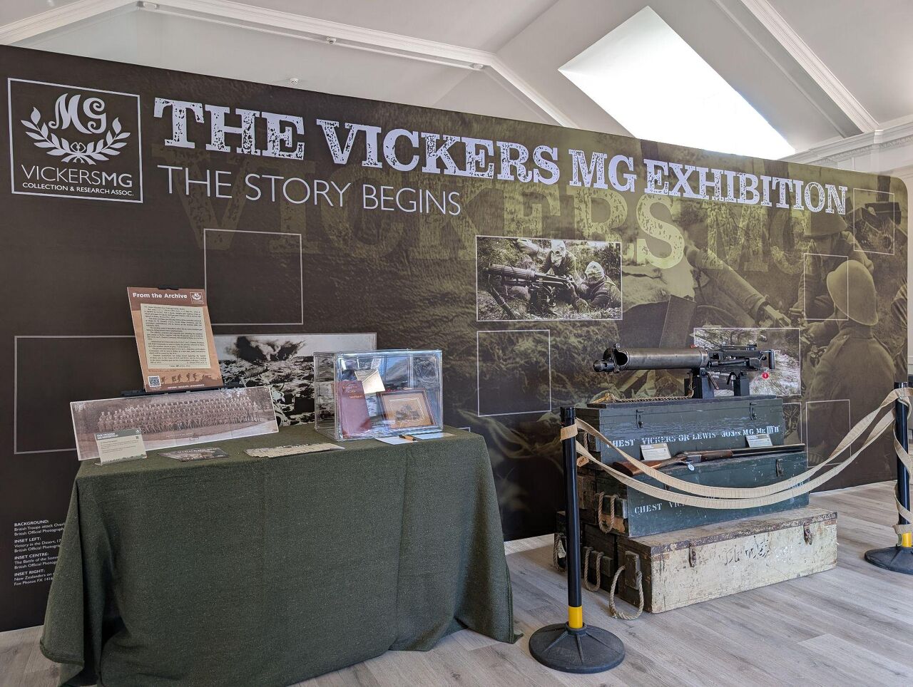 ambitious exhibition tells the story of the vickers gun