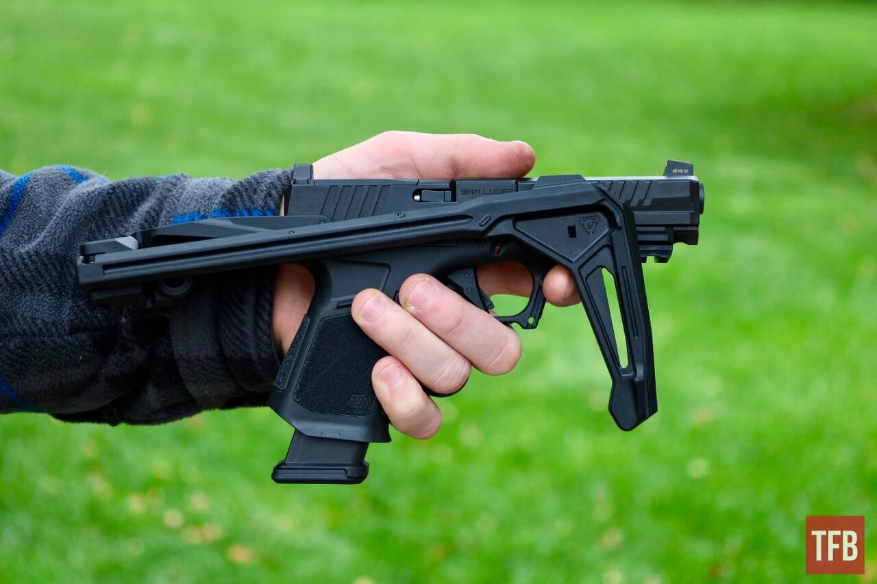 new strike industries fsa lite stab brace and stock, The brace folds nicely and compactly There s enough friction to keep it in place and prevent flopping or unintended deployment even after a few hundred actuations